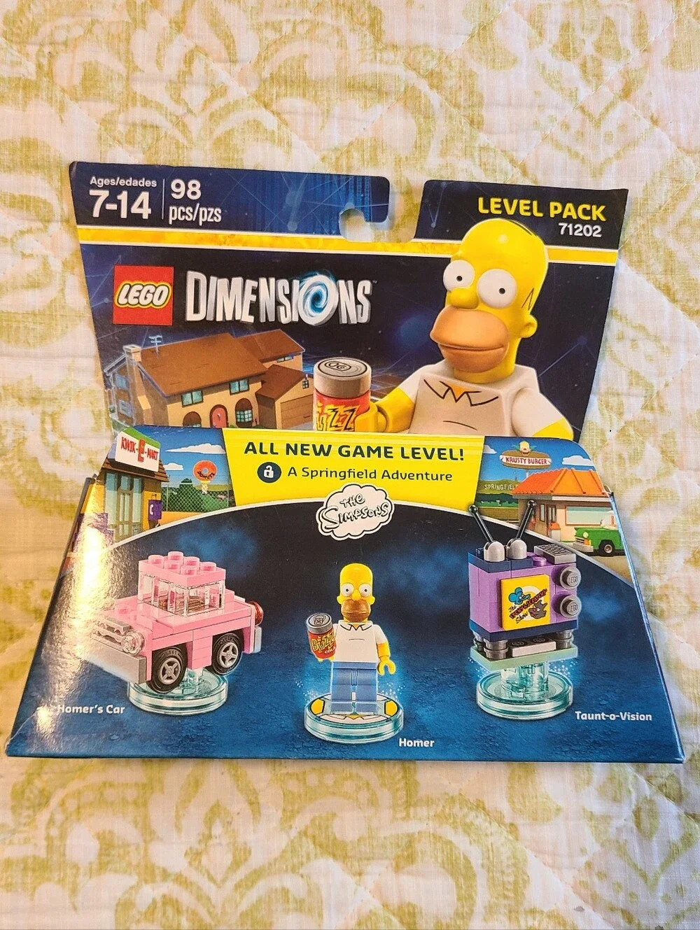 Lego Dimensions The Simpsons Homer Set Level Pack 71202 - 98 Pieces Last 2 I Hav